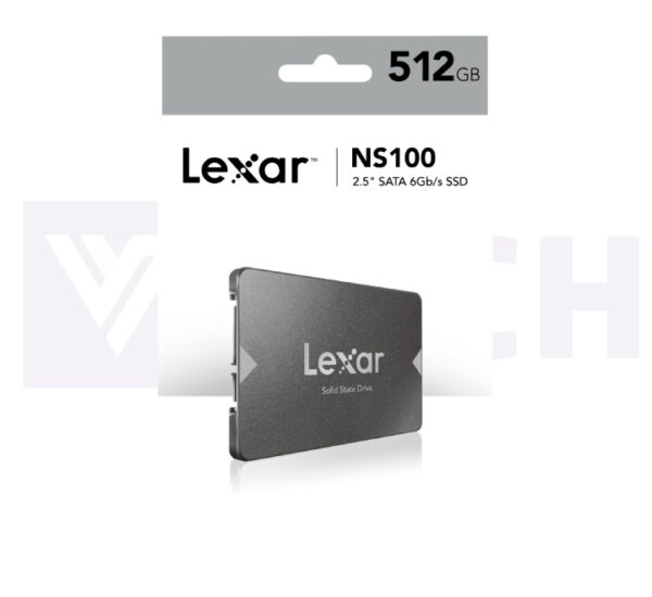 Lexar NS100 2.5″ SATA Internal SSD 512GB